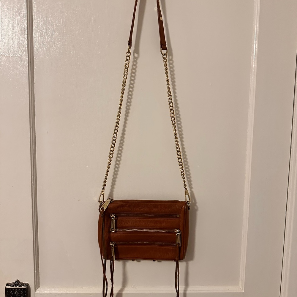 Rebecca Minkoff Brown Leather Crossbody Bag